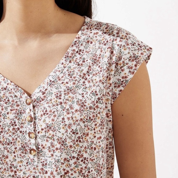 ANN TAYLOR LOFT Linen Shirt XS - Picture 2 of 5